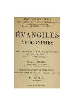 Evangiles Apocryphes, 1914 r.