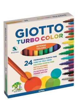 Pisaki Turbo Color 24 kolory GIOTTO