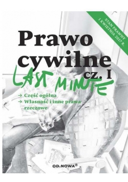 Last minute. Prawo cywilne cz.1