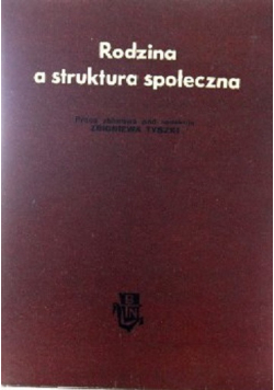 Rodzina a struktura społeczna