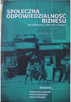 Społeczna odpowiedzialność biznesu