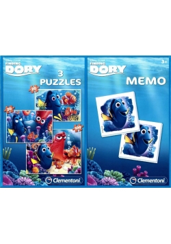 Puzzle 3w1+Memo Gdzie jest Dory