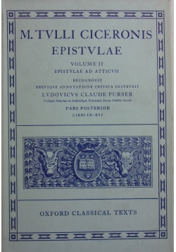 M.Tvlli Ciceronis Epistvlae