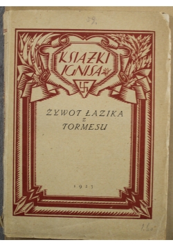 Żywot Łazika z Tormesu 1923 r.