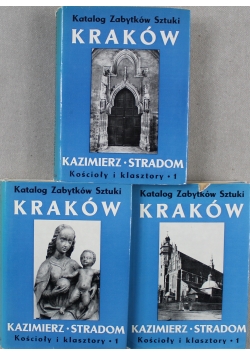 Katalog zabytków sztuki w Polsce Tom IV Miasto Kraków 3 części