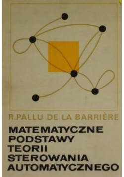 Barriere - Matematyczne podstawy teorii sterowania automatycznego