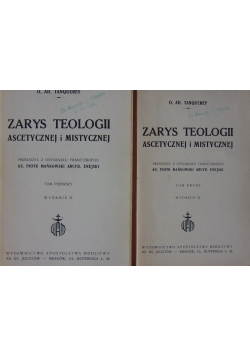 Zarys teologii ascetycznej i mistycznej, Tom I, II, 1949 r.