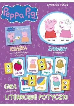 Świnka Peppa. Wypychanki. Literowe potyczki