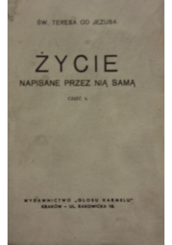 Życie napisane przez nią samą ,cz II,1939 r.