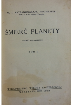 Śmierć planety