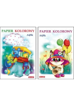 Papier kolorowy A4/8K (10szt)