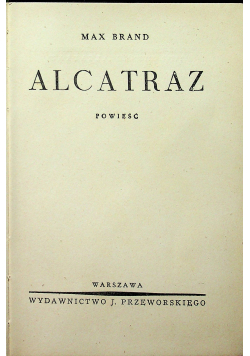 Alcatraz Powieść