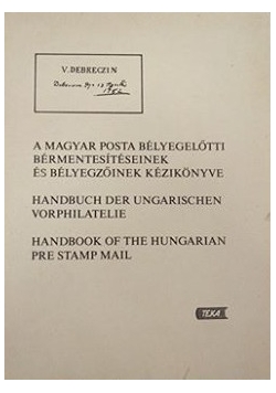 Handbuch der ungarischen vorphilatelie
