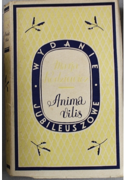Anima Vilis wydanie jubileuszowe 1928 r.