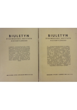 Biuletyn Żydowskiego Instytutu Historycznego ,zestaw 2 książek