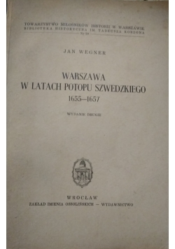 Warszawa w latach potopu szwedzkiego