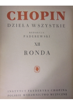 Chopin dzieła wszystkie. XII Ronda, 1949 r.