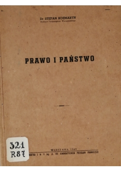 Prawo i państwo,1949 r.
