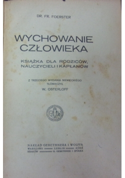 Wychowanie człowieka