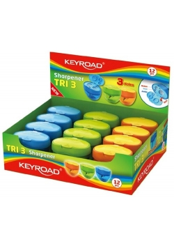 Temperówka KEYROAD Tri 3 Display 12 sztuk mix