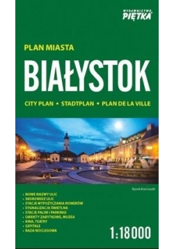 Białystok 1:18000 plan miasta PIĘTKA