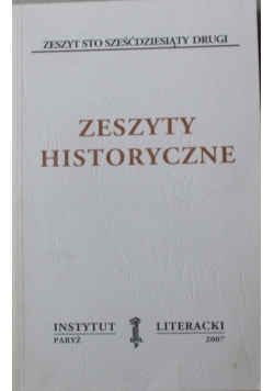 Zeszyty historyczne Zeszyt 162
