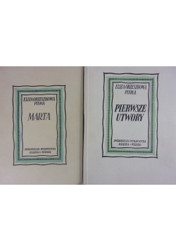 Marta/Pierwsze utwory