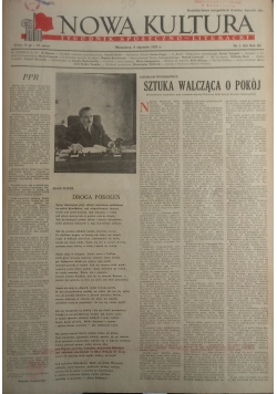 Nowa Kultura tygodnik nr od 1 do 26 1952r