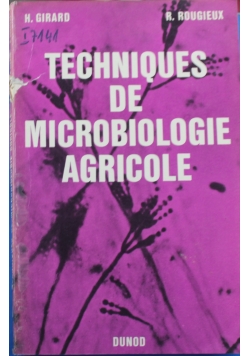 Techniques de Microbiologie Agricole