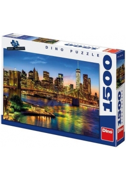 Puzzle 1500 Most Brookliński DINO