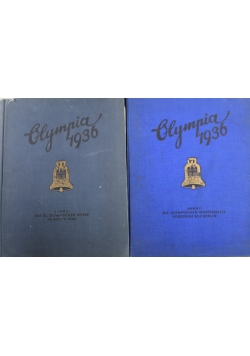 Olympia 1936 - Tom I - II , 1936 r.
