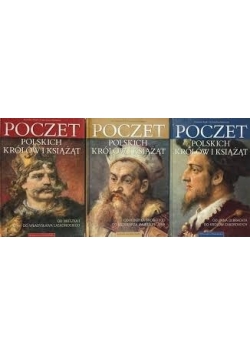 Poczet Polskich królów i książąt. Zestaw 3 książek