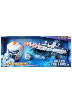 Zestaw kosmiczny Space Warriors Karabin+maska