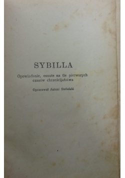 Sybilla Opowiadanie, osnute na tle pierwszych czasów chrześcijaństwa