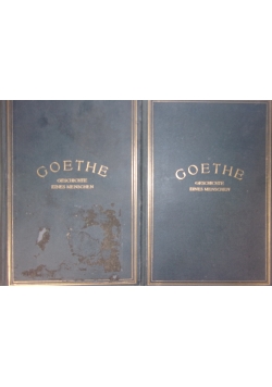 Goethe II tomy , 1919 r.