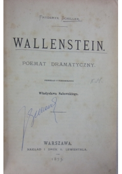 Wallenstein, 1875 r.