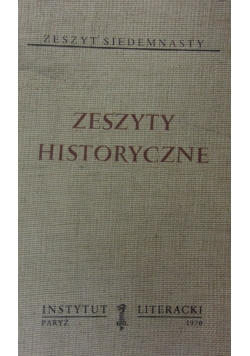 Zeszyty historyczne, zeszyt 17