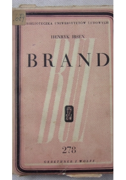 Brand, 1923r