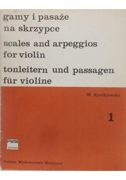 Gamy i pasaże na skrzypce 1