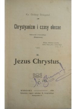 Chrystianizm i czasy obecne, 1905 r.