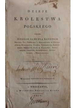 Dzieje Królestwa Polskiego, 1820 r.