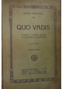 Quo Vadis, ok 1919 r.