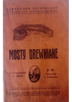 Mosty drewniane, 1926 r.