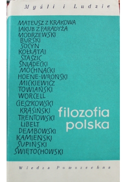Filozofia polska II