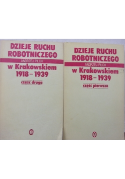 Dzieje ruchu robotniczego.Zestaw 2 książek