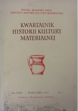 Kwartalnik historii kultury materialnej