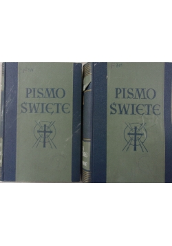 Pismo Święte, Tom III i IV, ok. 1927 r.