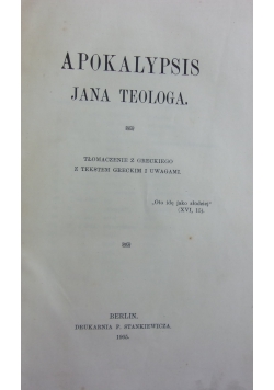 Apokalypsis ,1905 r.