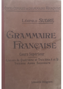 Grammaire Francaise, ok. 1930 r.