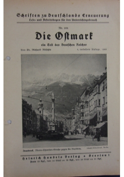 Die Oftmart ein Teil des Deutschen Reiches, 1940 r.